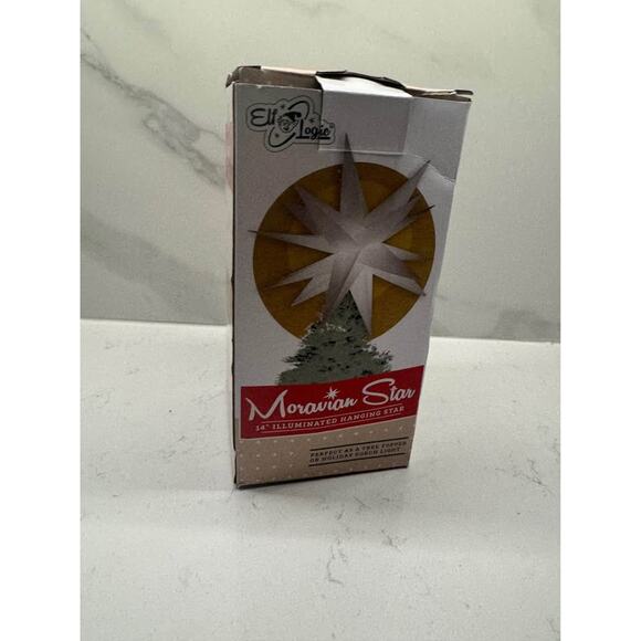 NIB 14” Moravian Christmas Holiday Star by Elf Logic - Picture 1 of 3